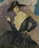 Jean-Gabriel-Domergue-Elegante-venitienne-a-la-cigarette-Princesse-Ruspoli-1918